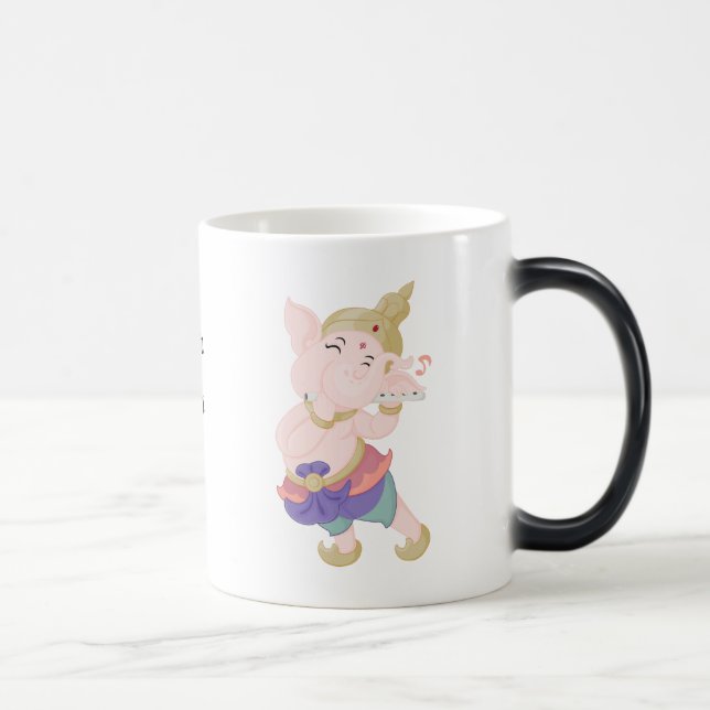 Taza Mágica Crea tu propia flauta de ganesh colorida (Derecha)