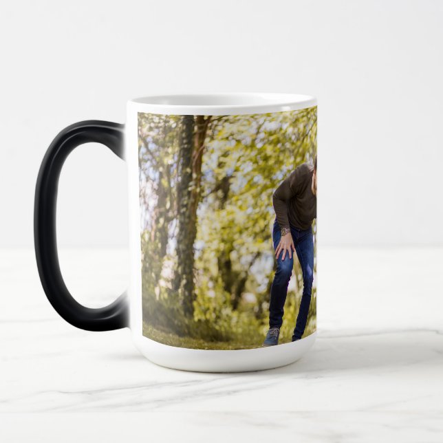 Taza Mágica Crea tu propia foto Personalizado Calor Cambiando  (Izquierda)