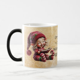 Taza Mágica Crea tu propia historia de gnomo navideño vintage