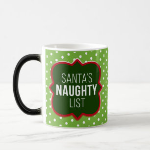 Taza Mágica Crea tu propia lista de traviesos de Papá Noel