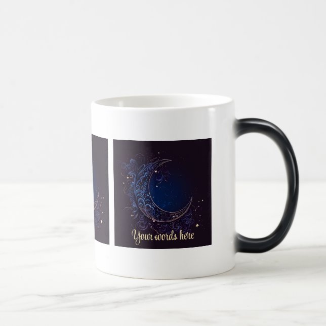 Taza Mágica Crea tu propia luna azul mágica (Derecha)