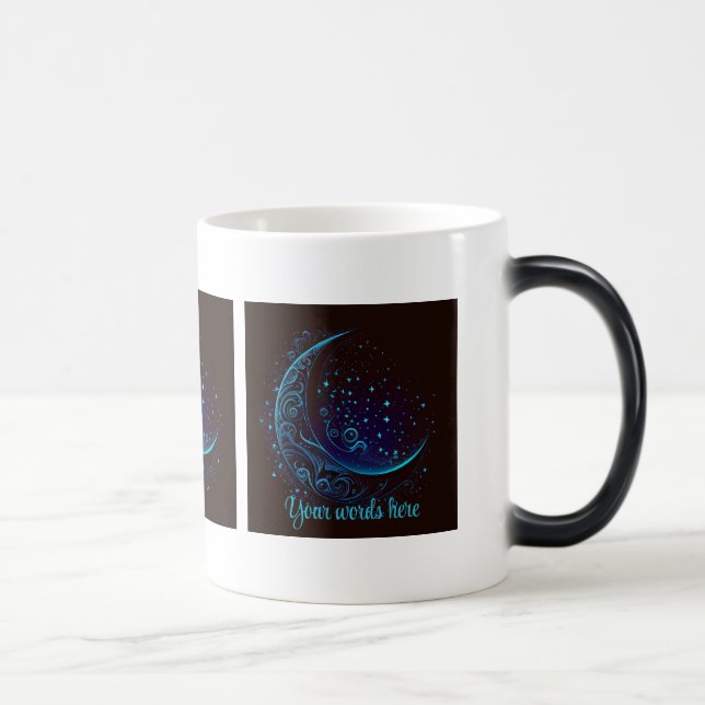 Taza Mágica Crea tu propia luna azul mágica filigrí (Derecha)