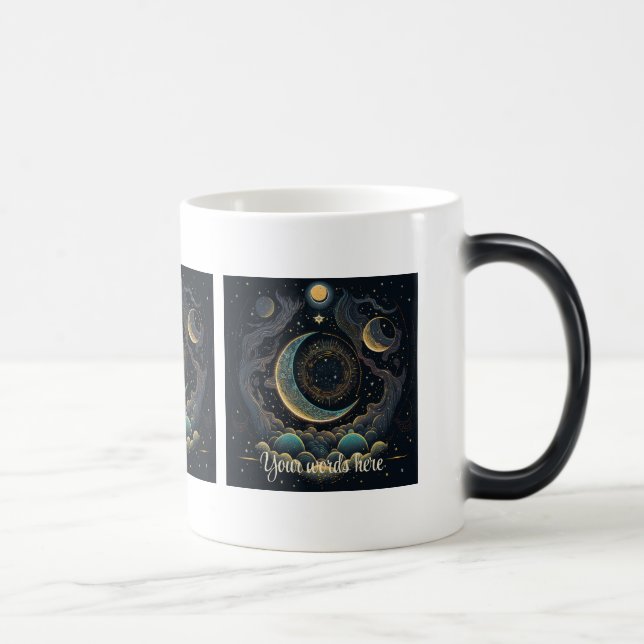 Taza Mágica Crea tu propia Luna Celestial y nubes (Derecha)