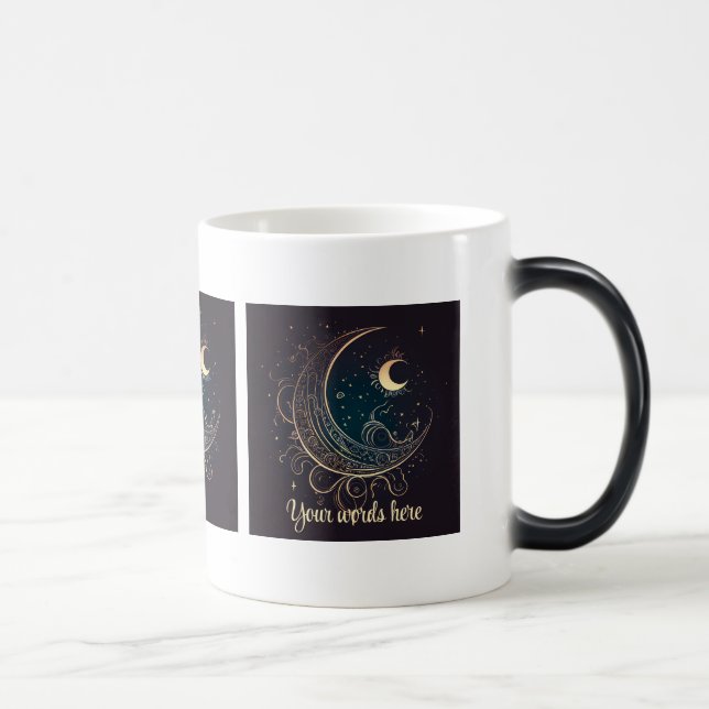 Taza Mágica Crea tu propia luna de oro mágico filigrí (Derecha)