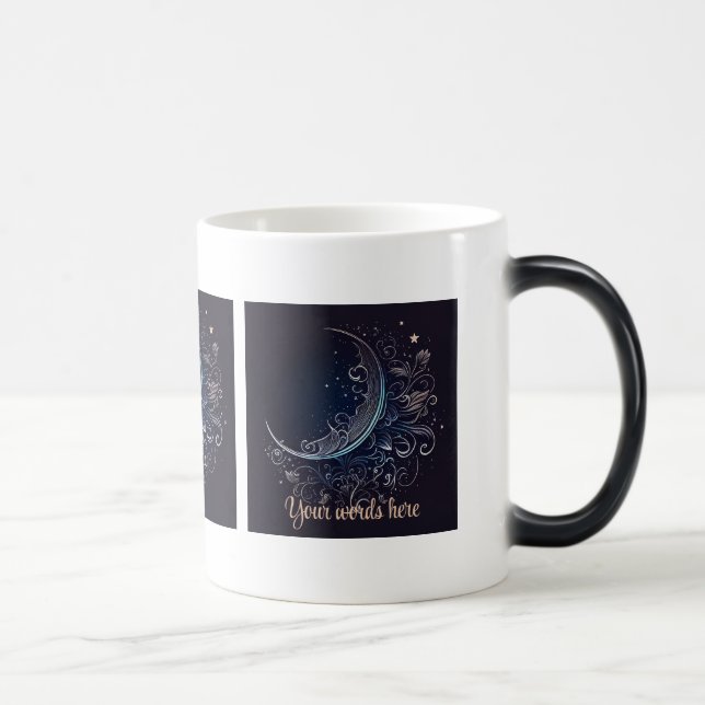Taza Mágica Crea tu propia Luna De Plata Mística (Derecha)