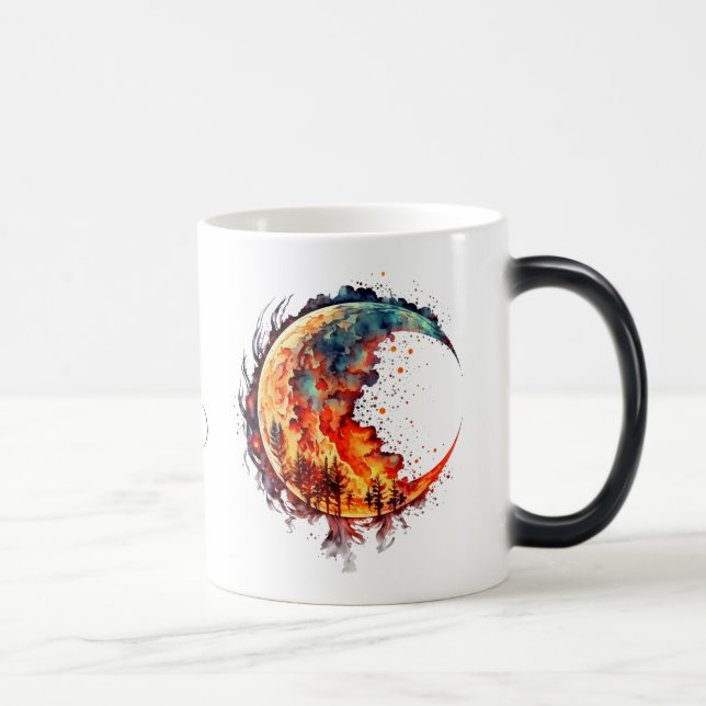 Taza Mágica Crea tu propia Luna Flamante (Derecha)