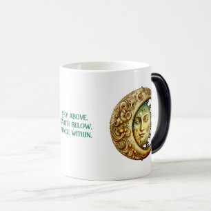 Taza Mágica Crea tu propia luna victoriana de media luna de va