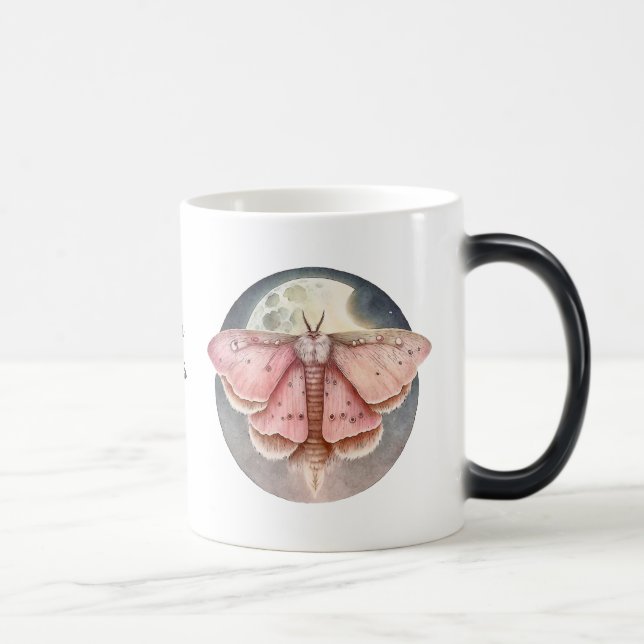 Taza Mágica Crea tu propia Moda Luna Completa Rosa (Derecha)