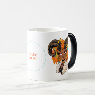 Taza Mágica Crea Tu Propia Mujer Afroamericana Aries