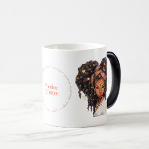 Taza Mágica Crea Tu Propia Mujer Afroamericana Virgo