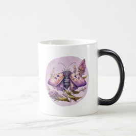 Taza Mágica Crea tu propia polilla púrpura y flores silvestres