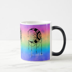 Taza Mágica Crea tu propia silueta de boho Moon