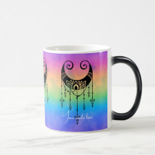 Taza Mágica Crea tu propia silueta mística de la luna boho
