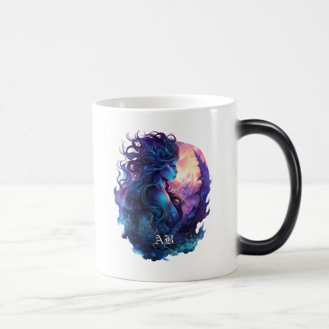 Taza Mágica Crea tu propia sirena mítica sirena sirena sirena (Derecha)