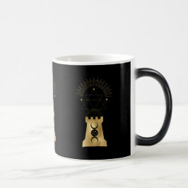 Taza Mágica Crea tu propia torre de luna de oro arcana