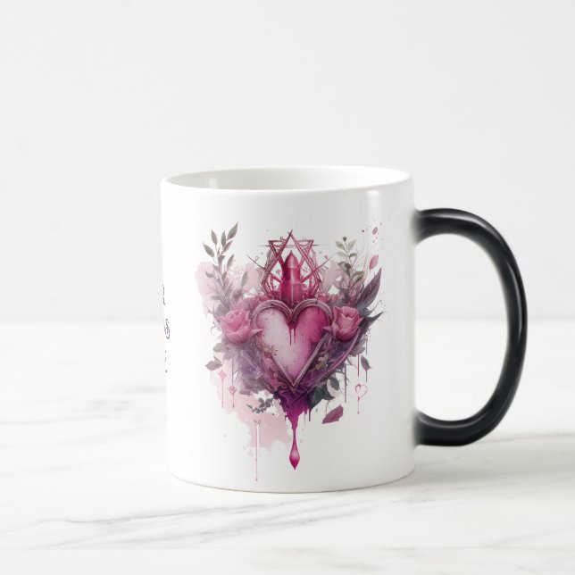 Taza Mágica Crea tu propia vara de amor rosada (Derecha)