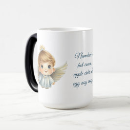 Taza Mágica Crea tu propio Ángel de Navidades de chico lindo