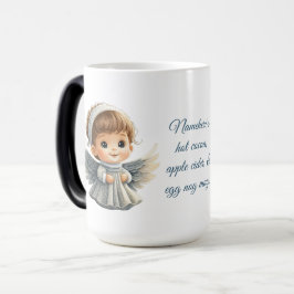 Taza Mágica Crea tu propio Ángel de Navidades de chico lindo