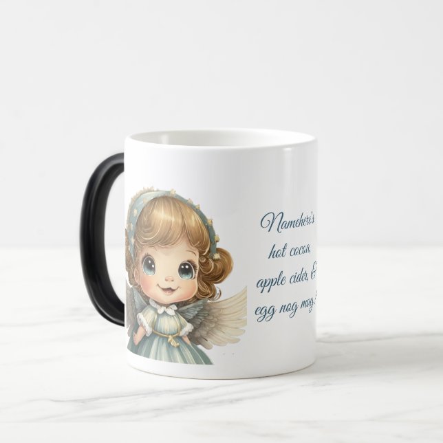 Taza Mágica Crea tu propio Angel de Navidades Estelares (Anverso izquierdo)
