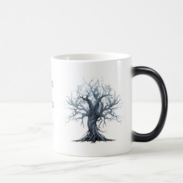 Taza Mágica Crea tu propio árbol azul mítico (Derecha)