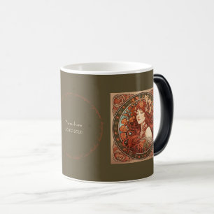 Taza Mágica Crea tu propio Art Nouveau Virgo Zodiac