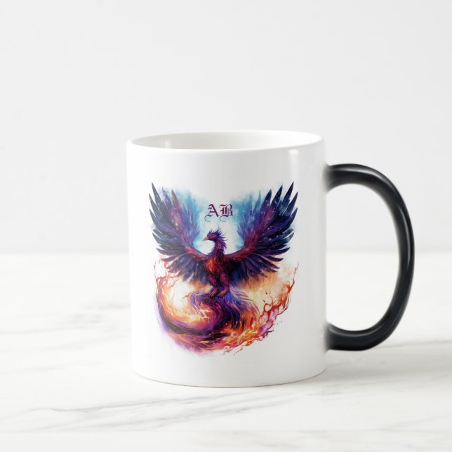 Taza Mágica Crea tu propio ave fénix mítica (Derecha)