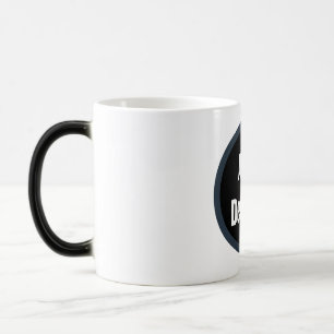 Taza Mágica Crea tu propio azul gris oscuro personalizado