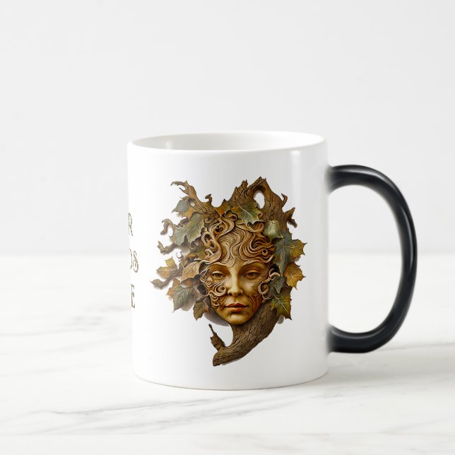 Taza Mágica Crea tu propio Bello Dryad Dorado (Derecha)