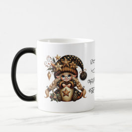 Taza Mágica Crea tu Propio Cacao Mágico de Gnomo de Navidad