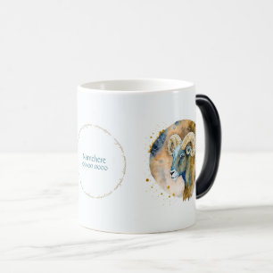 Taza Mágica Crea tu propio Capricornio Misítico Oro y Azul