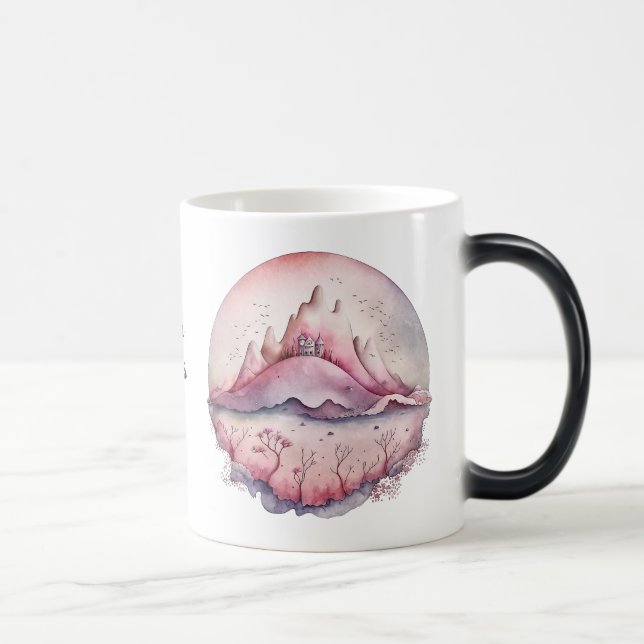 Taza Mágica Crea tu propio castillo mágico y montañas (Derecha)