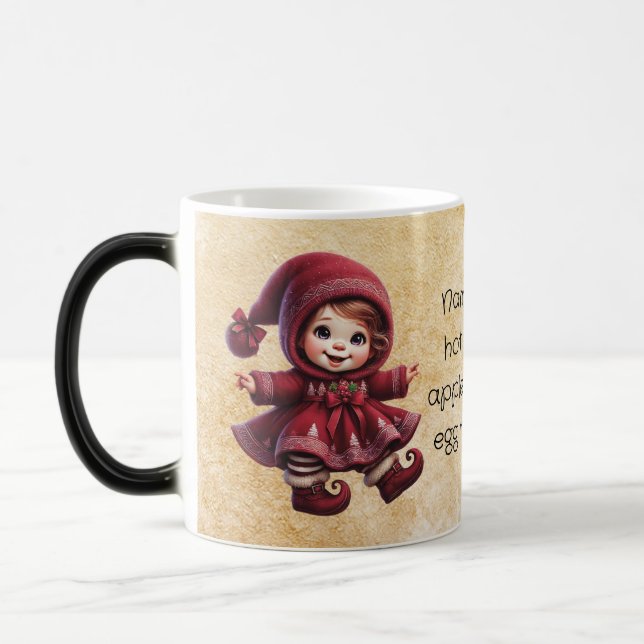 Taza Mágica Crea tu propio Chica de canto de Navidad (Izquierda)