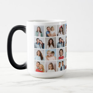 Taza Mágica Crea tu propio collage de 32 fotos