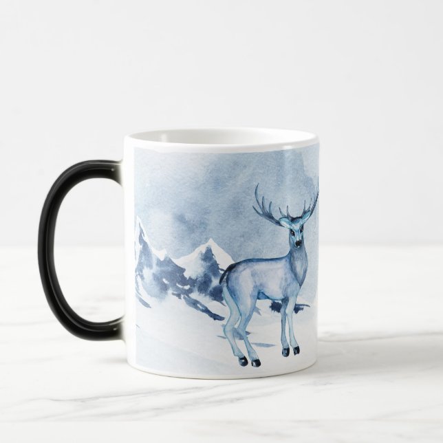 Taza Mágica Crea tu propio Deer de Montaña Azul (Izquierda)