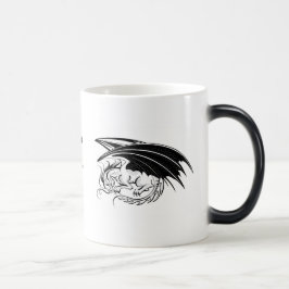 Taza Mágica Crea tu propio dragón negro