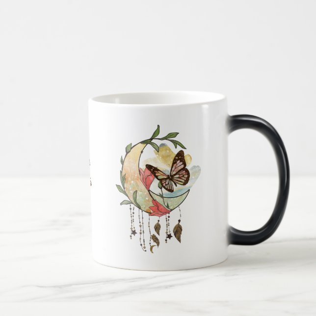 Taza Mágica Crea tu propio Dreamcatcher de Moon de Mariposa Bo (Derecha)