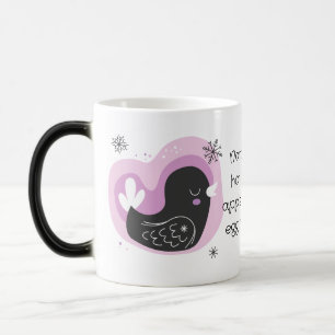 Taza Mágica Crea Tu Propio Gallo Francés Retro de Navidad