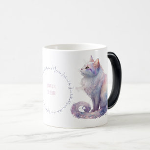 Taza Mágica Crea tu propio gato blanco mágico