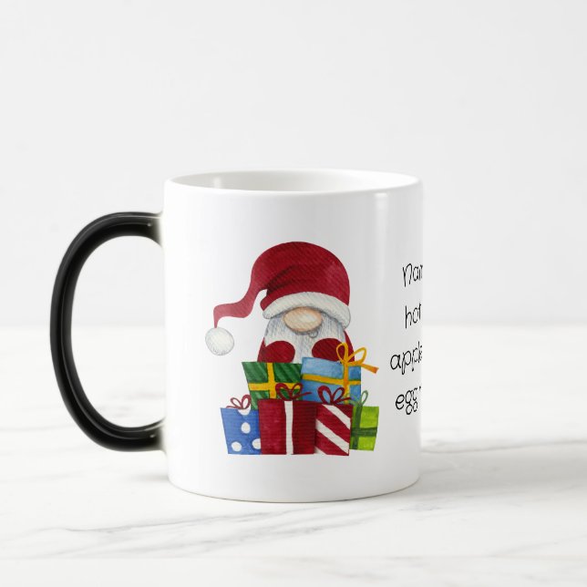 Taza Mágica Crea tu propio Gnome de navidad y regalos (Izquierda)