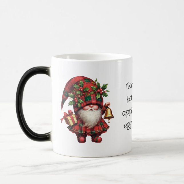 Taza Mágica Crea tu propio Gnome de Navidades alegres (Izquierda)