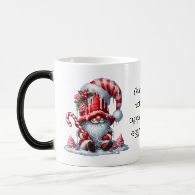 Taza Mágica Crea tu propio Gnome de Navidades de menta de pimi (Izquierda)