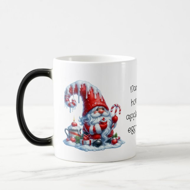 Taza Mágica Crea tu propio Gnome de Navidades pimienta helada (Izquierda)