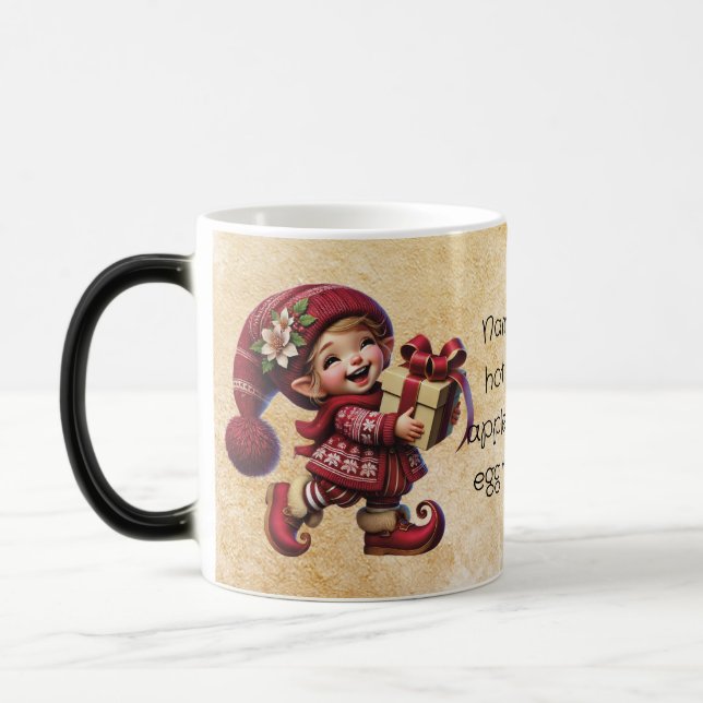 Taza Mágica Crea tu propio Gnomo de Navidad feliz (Izquierda)