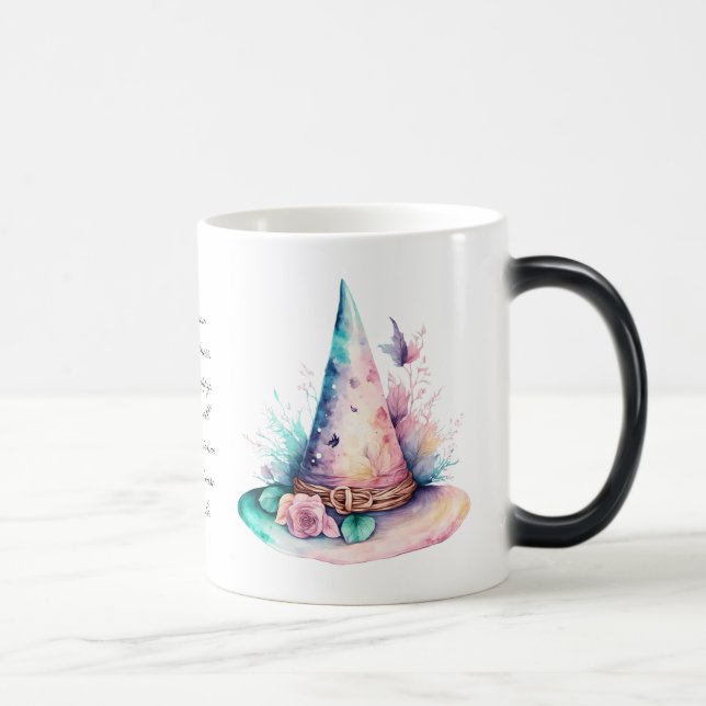 Taza Mágica Crea tu propio Gorra de brujas con arcoiris en pri (Derecha)