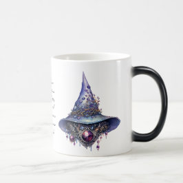 Taza Mágica Crea tu propio Gorra de Brujas de Bejewol púrpura