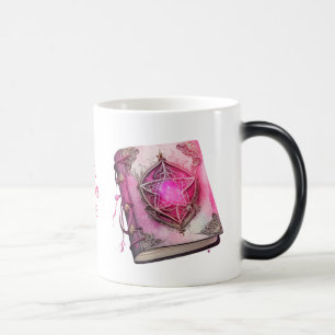 Taza Mágica Crea tu propio Grimoire Pentáculo Rosa