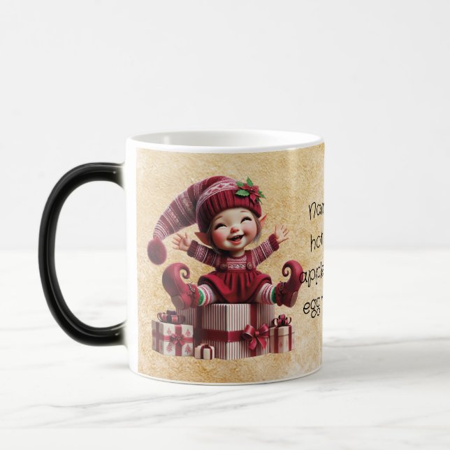 Taza Mágica Crea tu propio hogar de Navidad de época (Izquierda)