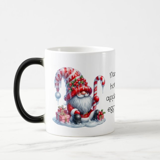 Taza Mágica Crea tu propio hogar de Navidades de candys de men (Izquierda)