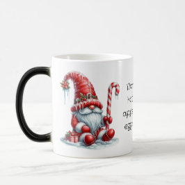 Taza Mágica Crea tu propio hogar de Navidades de menta suave