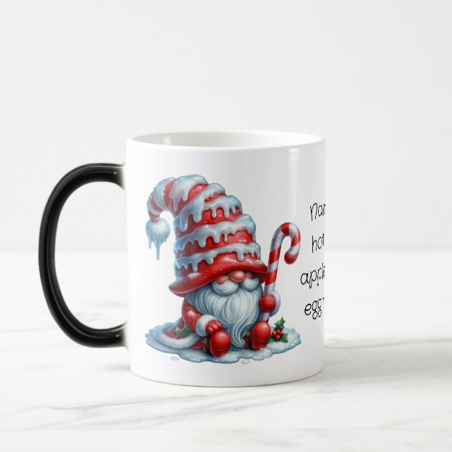 Taza Mágica Crea tu propio hogar de Navidades dulces de menta (Izquierda)